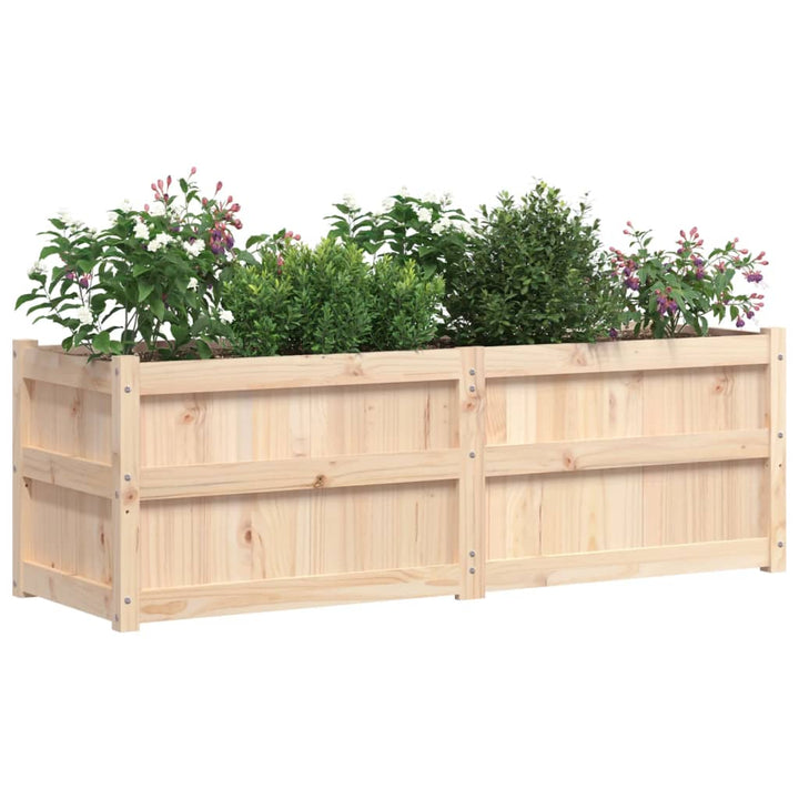 plantekasse 150x50x50 cm massivt fyrretræ