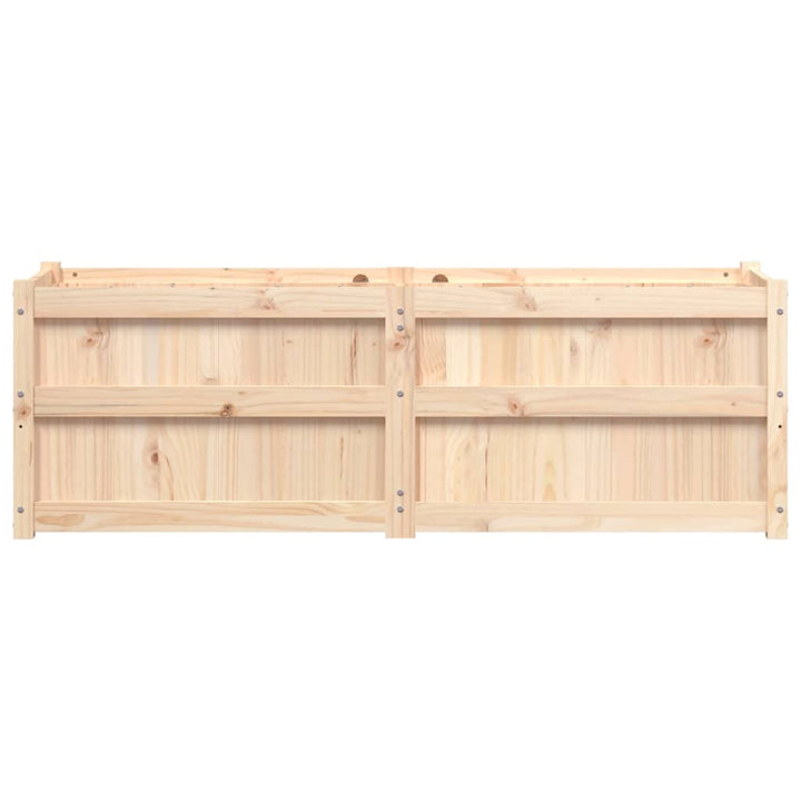 plantekasse 150x50x50 cm massivt fyrretræ