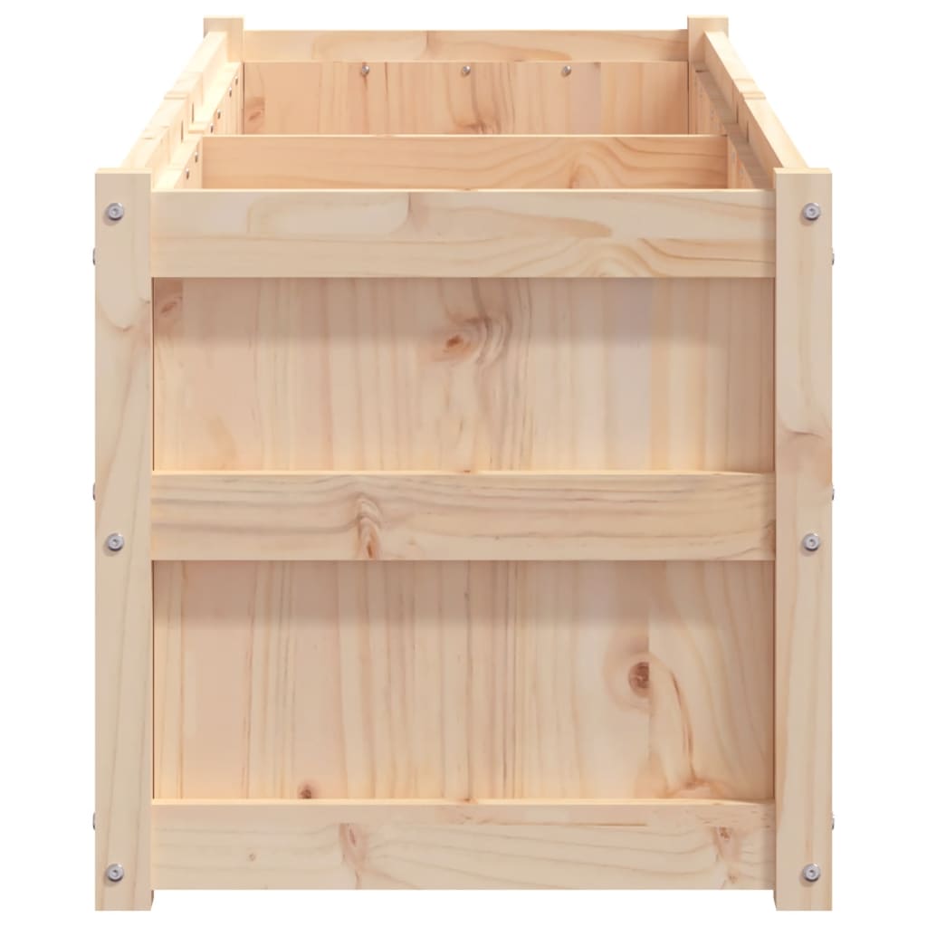plantekasse 150x50x50 cm massivt fyrretræ