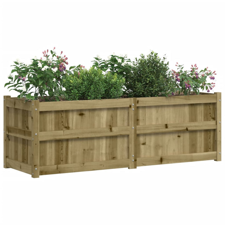 plantekasse 150x50x50 cm imprægneret fyrretræ