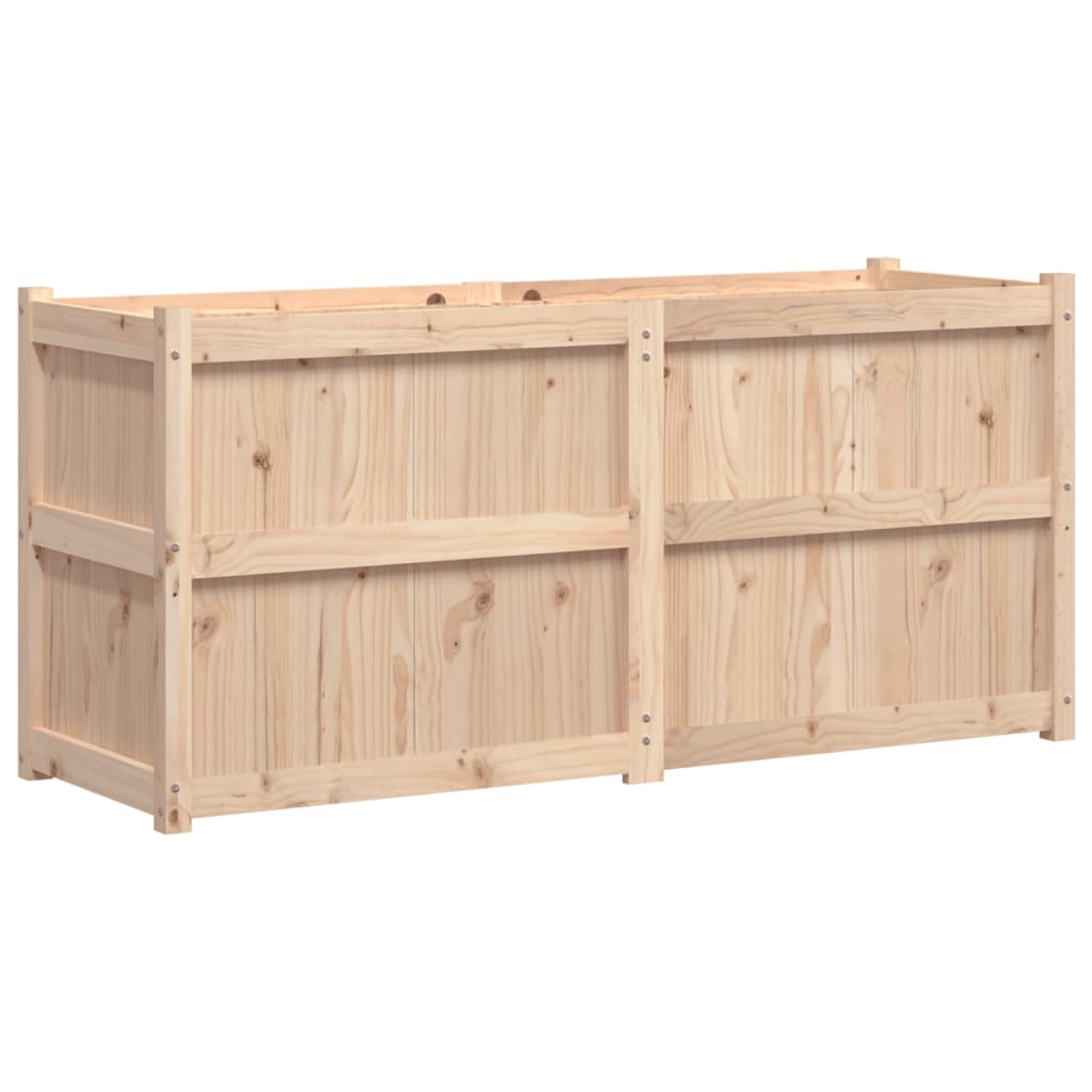 plantekasse 150x50x70 cm massivt fyrretræ