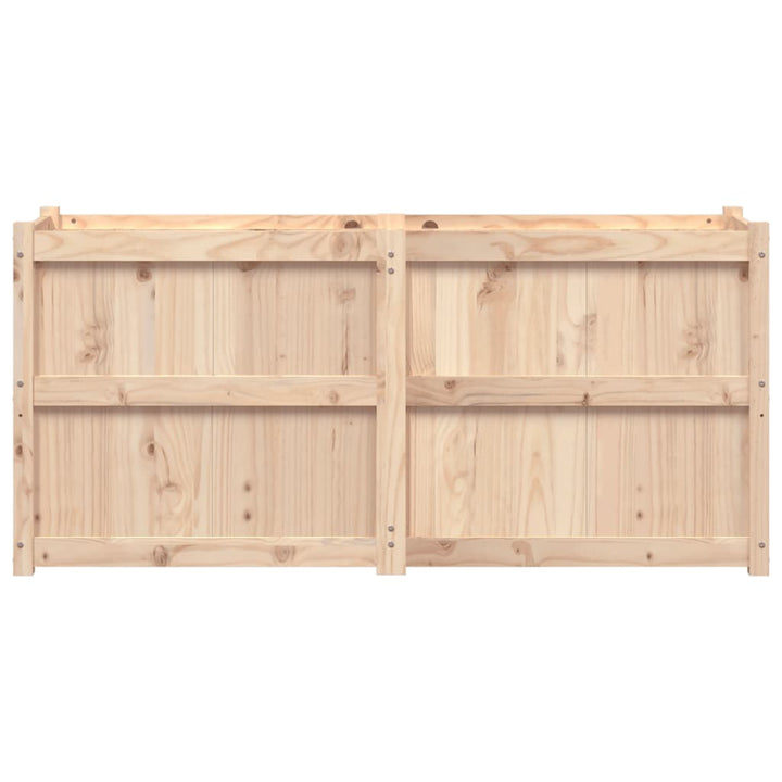 plantekasse 150x50x70 cm massivt fyrretræ