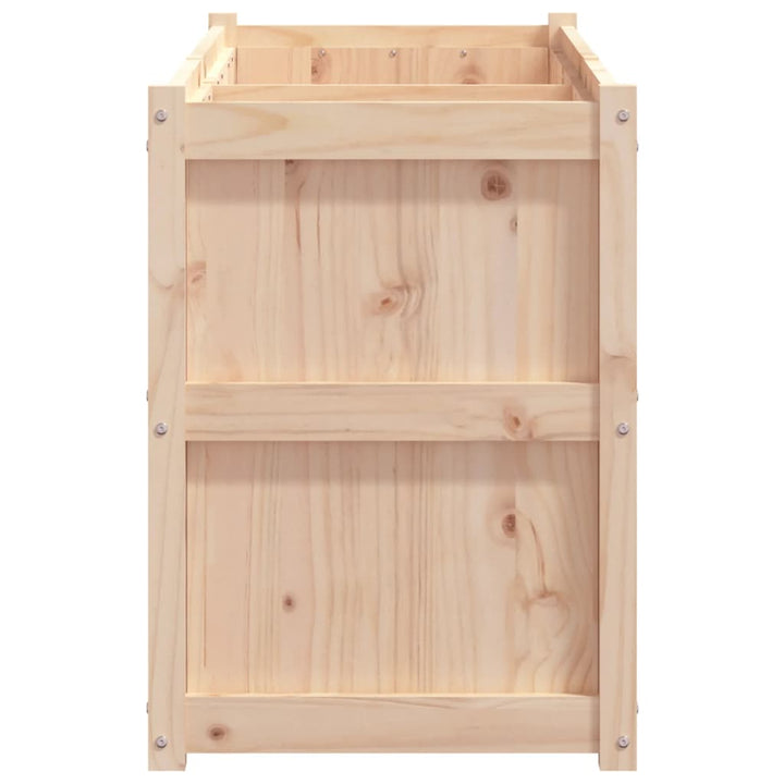 plantekasse 150x50x70 cm massivt fyrretræ