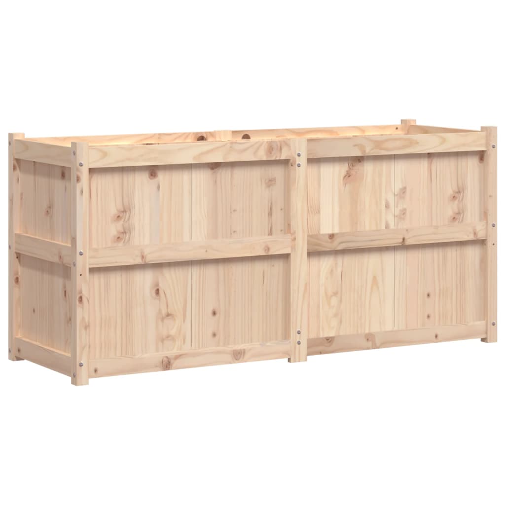 plantekasse 150x50x70 cm massivt fyrretræ