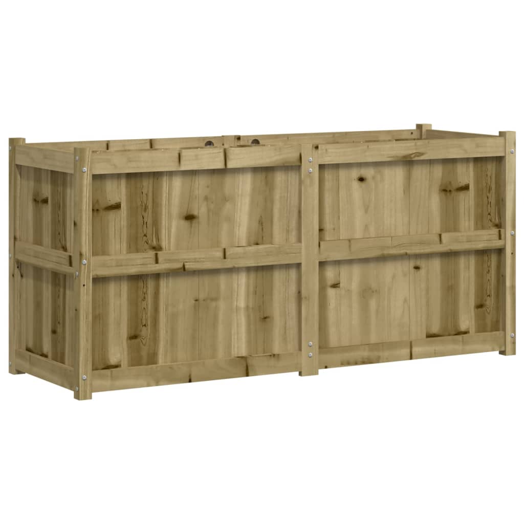 plantekasse 150x50x70 cm imprægneret fyrretræ