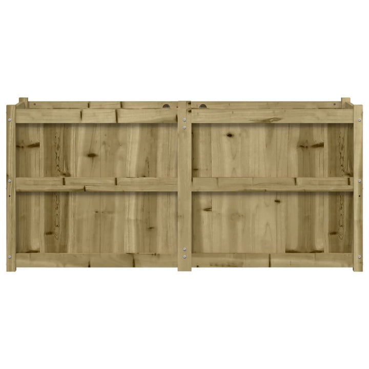 plantekasse 150x50x70 cm imprægneret fyrretræ