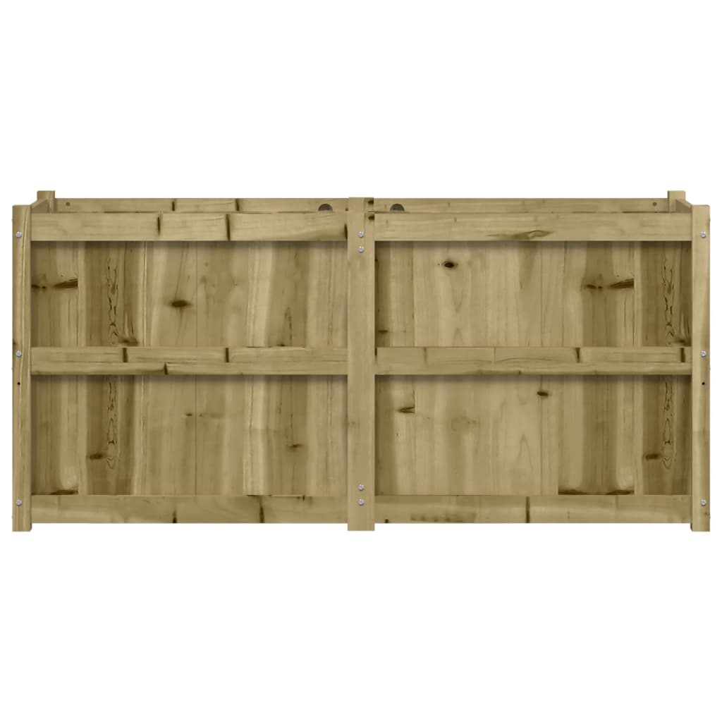 plantekasse 150x50x70 cm imprægneret fyrretræ