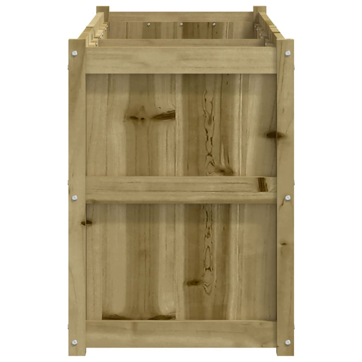 plantekasse 150x50x70 cm imprægneret fyrretræ