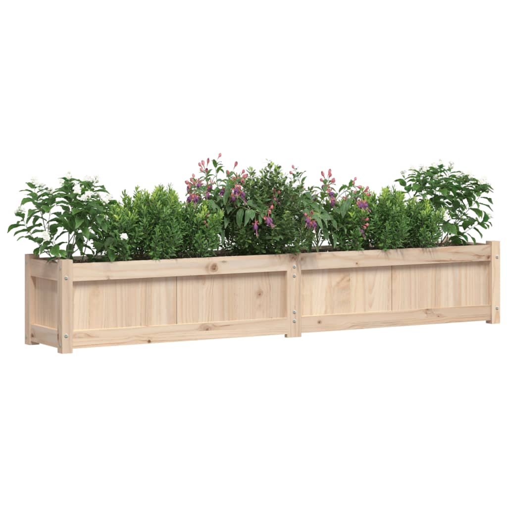 plantekasse 180x31x31 cm massivt fyrretræ