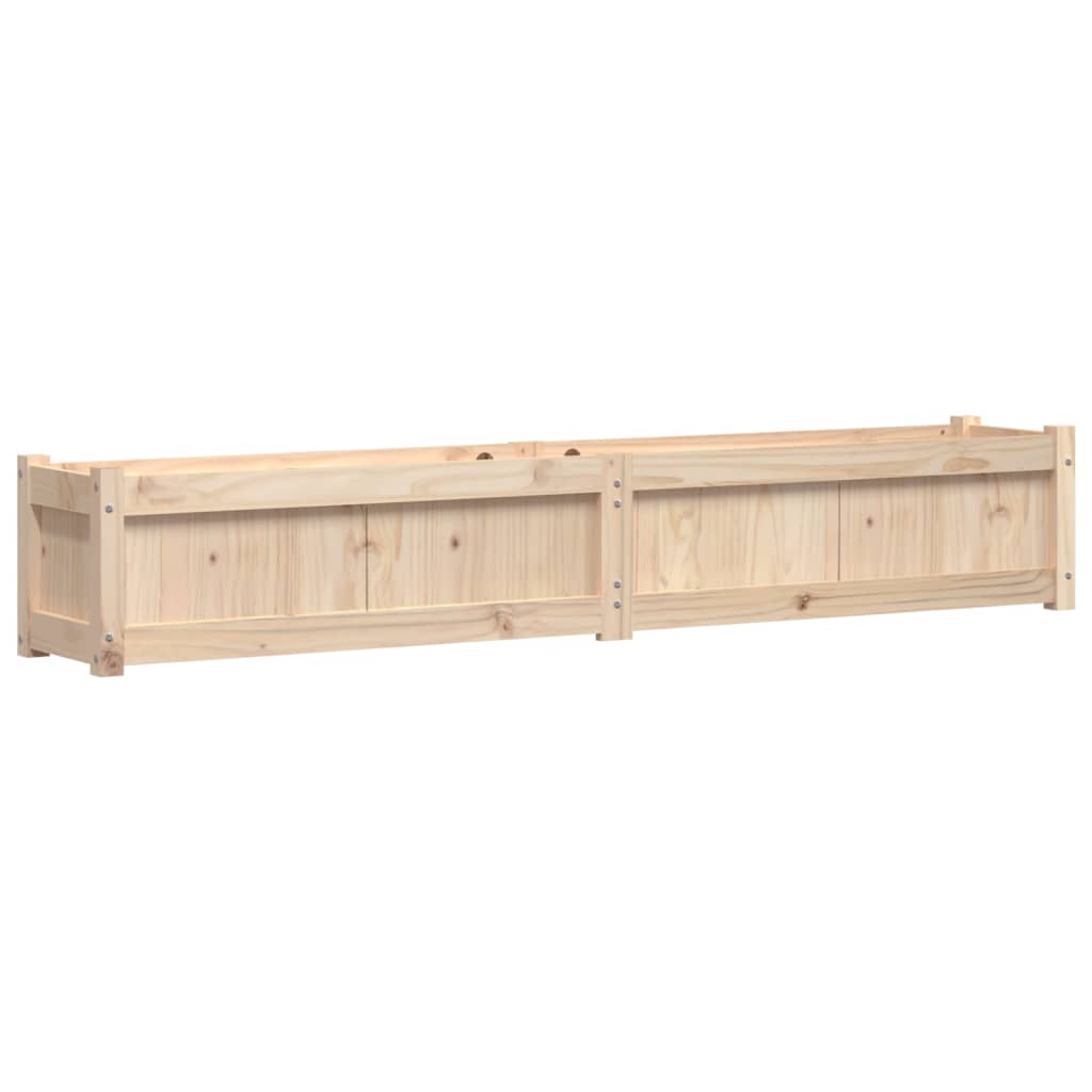 plantekasse 180x31x31 cm massivt fyrretræ