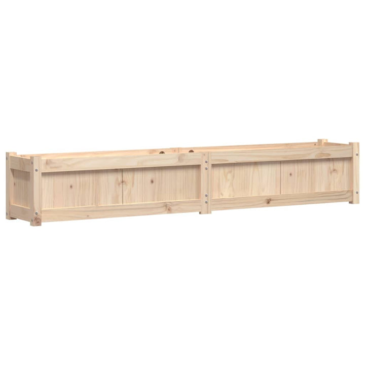 plantekasse 180x31x31 cm massivt fyrretræ