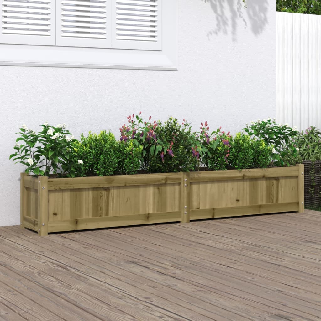 plantekasse 180x31x31 cm imprægneret fyrretræ