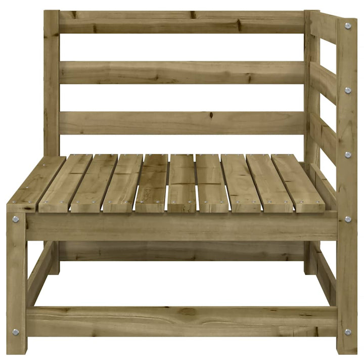 hjørnemodul til havesofa 70x70x67 cm imprægneret fyrretræ