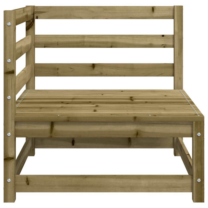 hjørnemodul til havesofa 70x70x67 cm imprægneret fyrretræ