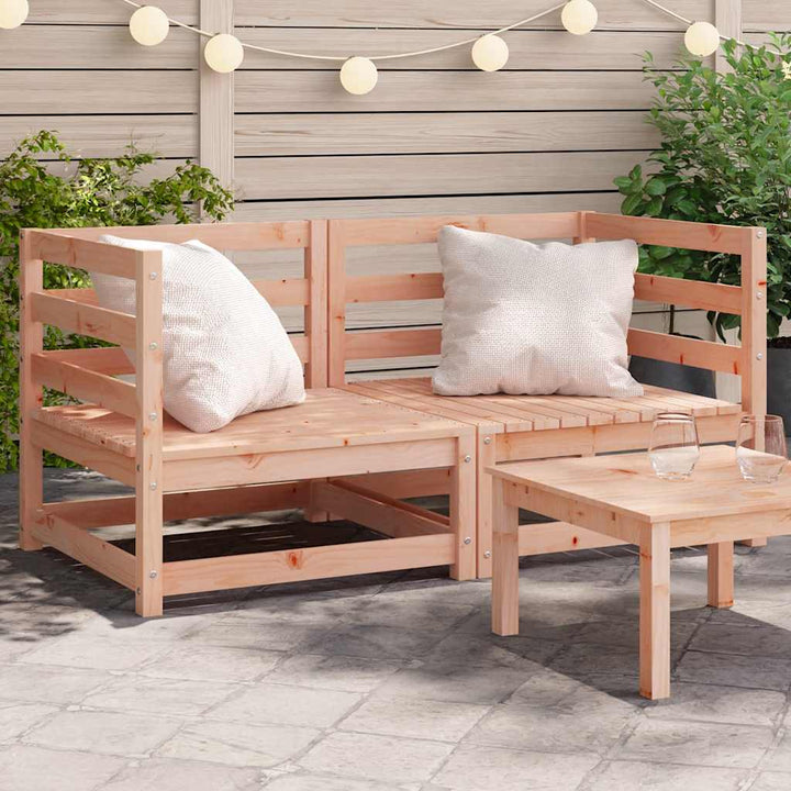 hjørnemoduler 2 stk. til sofa 70x70x67 cm massivt douglasgran