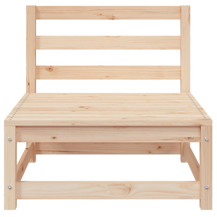 sofamodul til havesofa 70x70x67 cm uden armlæn massivt fyrretræ