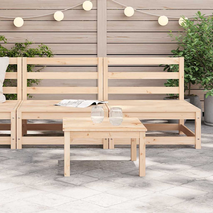 sofamoduler 2 stk. 70x70x67 cm uden armlæn massivt fyr