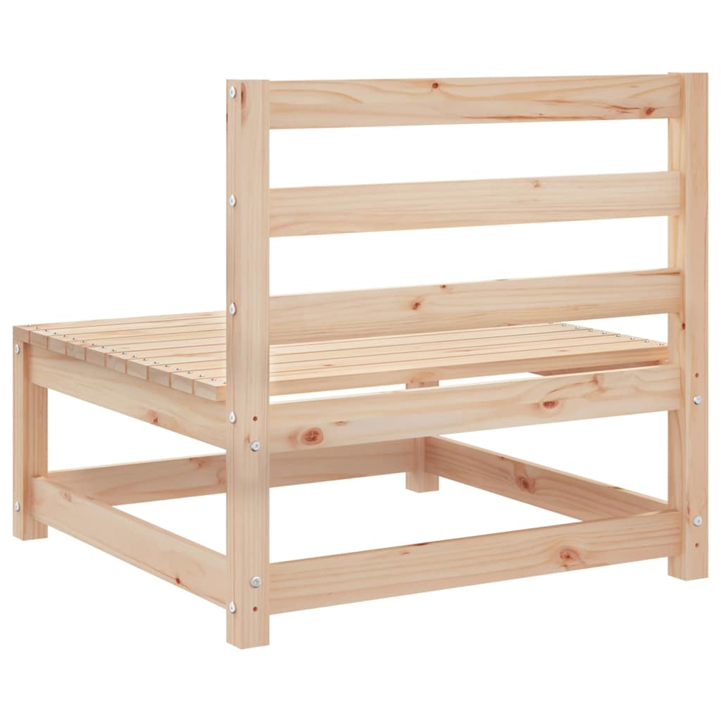 sofamoduler 2 stk. 70x70x67 cm uden armlæn massivt fyr