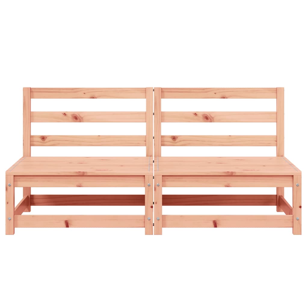 sofamoduler 2 stk. 70x70x67 cm uden armlæn massivt douglasgran