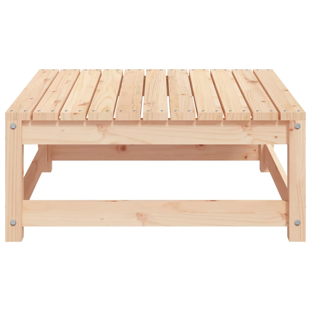 haveskammel 70x70x30 cm massivt fyrretræ