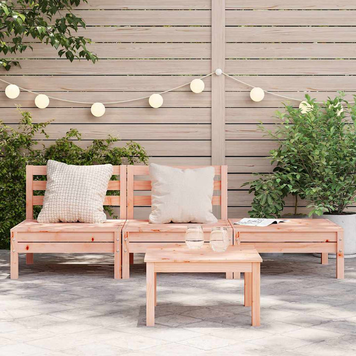 3-personers havesofa massivt douglasgran