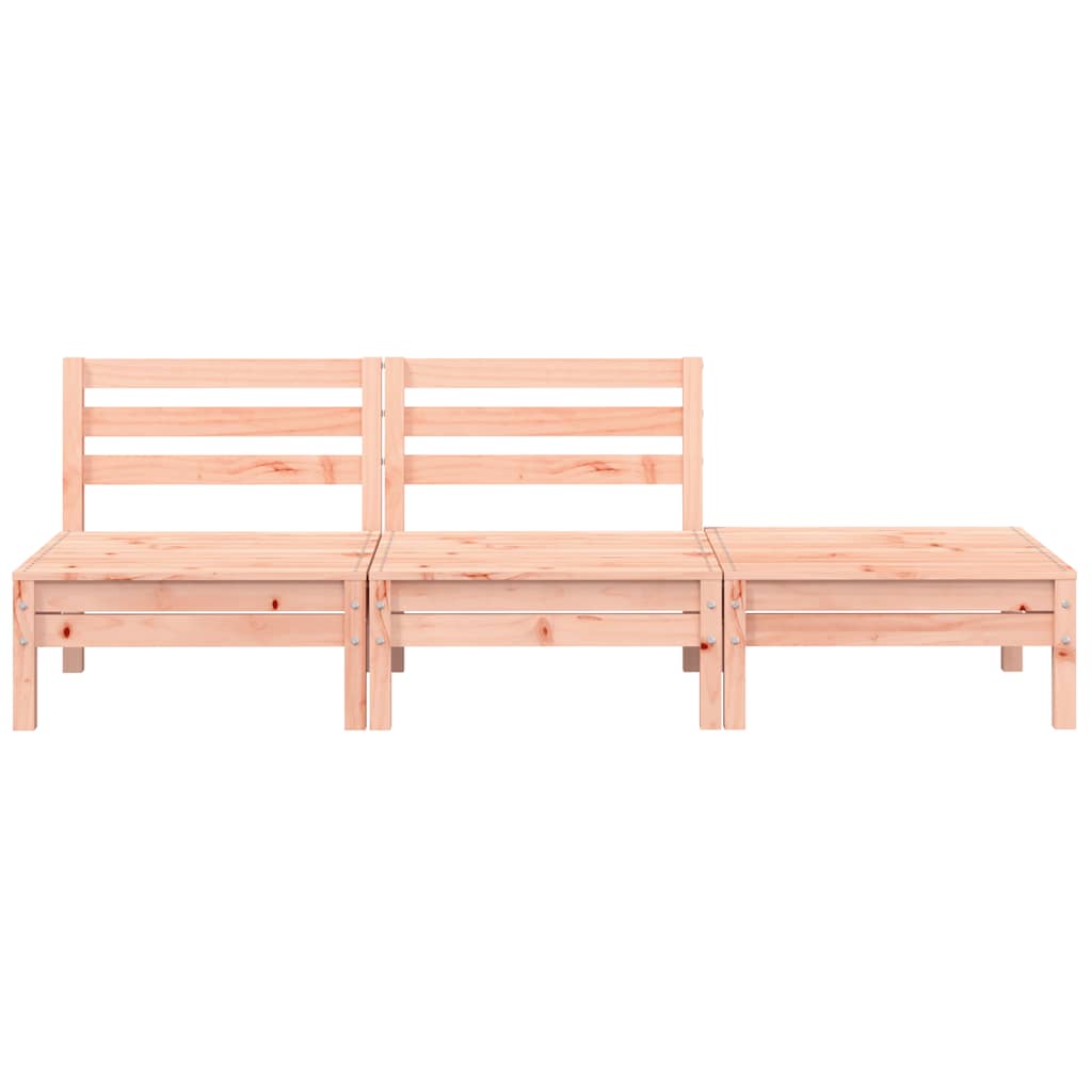3-personers havesofa massivt douglasgran