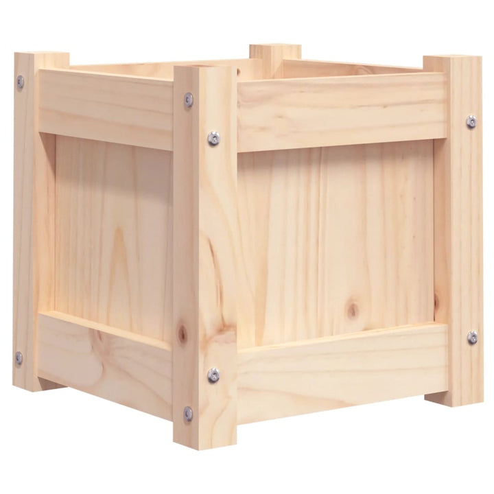 plantekasse 31x31x31 cm massivt fyrretræ