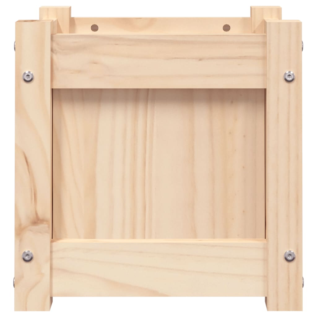 plantekasse 31x31x31 cm massivt fyrretræ