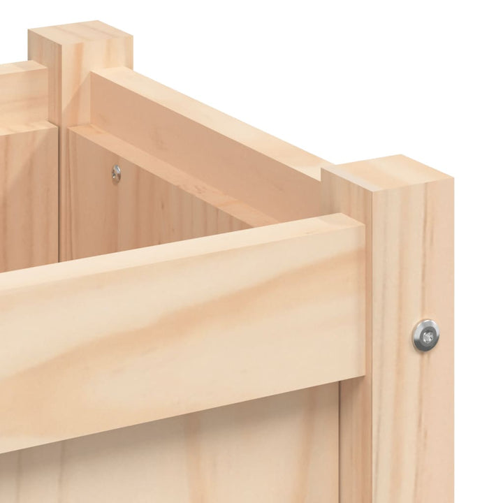 plantekasse 31x31x31 cm massivt fyrretræ