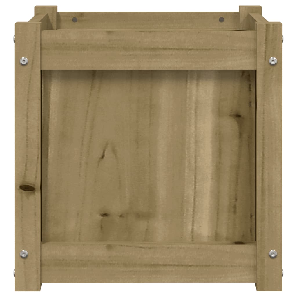 plantekasse 40x40x40 cm imprægneret fyrretræ