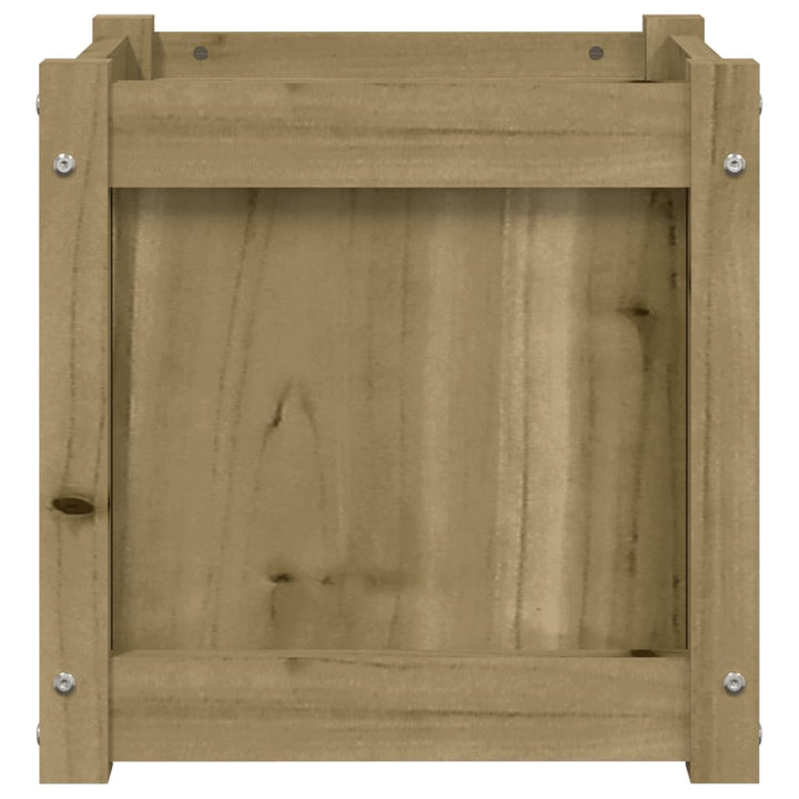 plantekasse 40x40x40 cm imprægneret fyrretræ