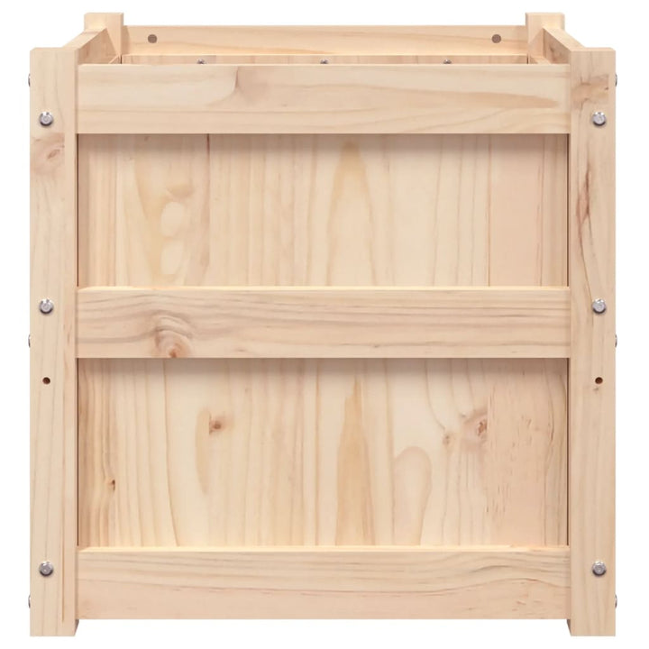 plantekasse 50x50x50 cm massivt fyrretræ