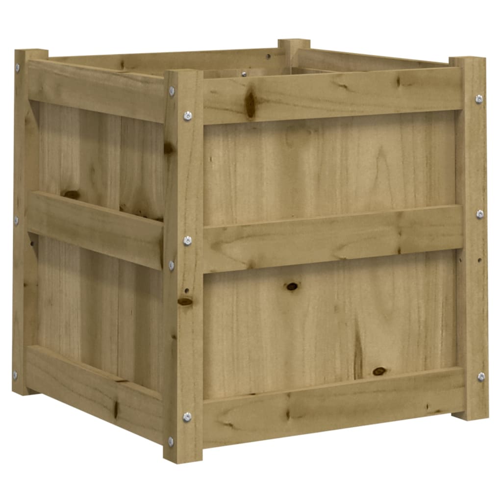 plantekasse 50x50x50 cm imprægneret fyrretræ