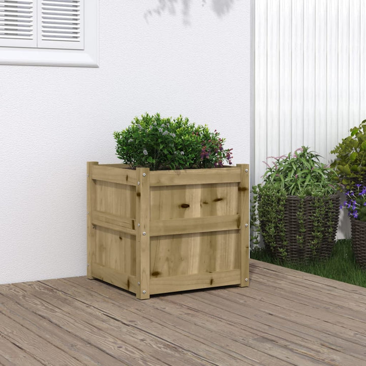 plantekasse 50x50x50 cm imprægneret fyrretræ