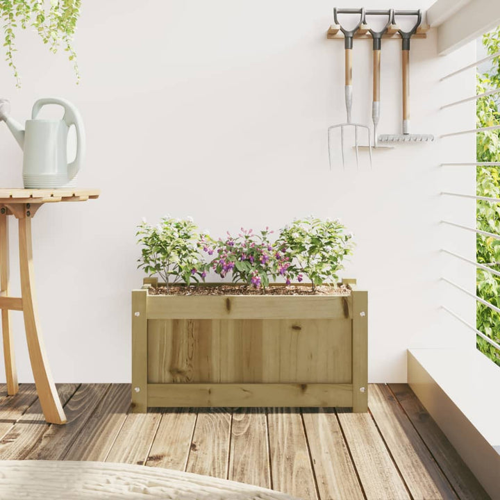plantekasse 60x31x31 cm imprægneret fyrretræ
