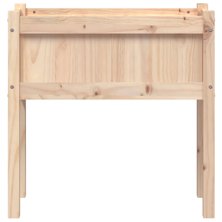 plantekasse med ben 70x31x70 cm massivt fyrretræ