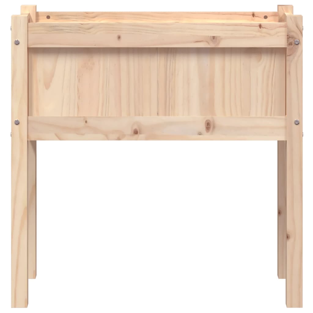 plantekasse med ben 70x31x70 cm massivt fyrretræ