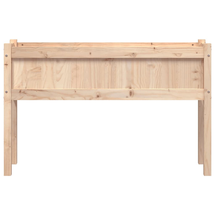 plantekasse med ben 110x31x70 cm massivt fyrretræ