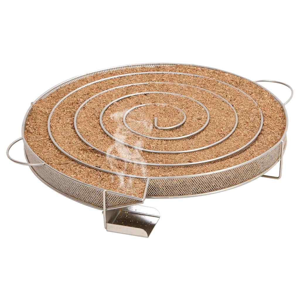 koldrøgsgenerator 33,5 cm rund rustfrit stål