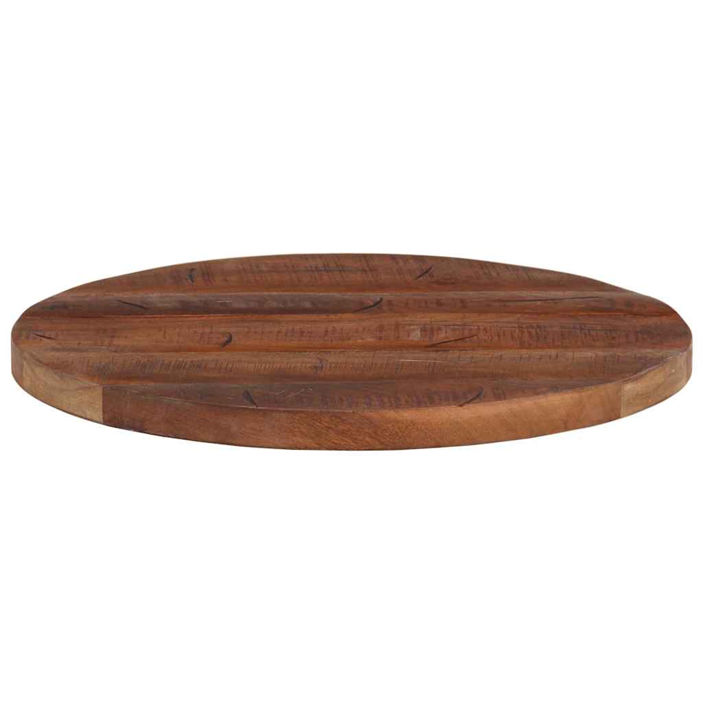 bordplade Ø40x3,8 cm rund massivt genbrugstræ