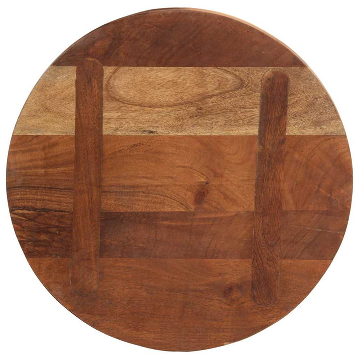 bordplade Ø40x3,8 cm rund massivt genbrugstræ