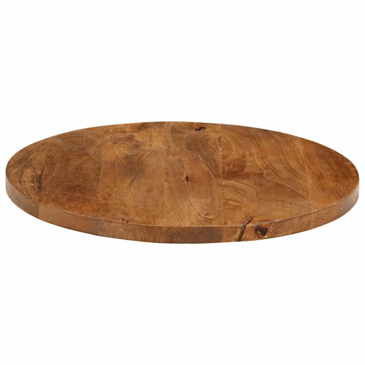 bordplade Ø40x2,5 cm rund massivt mangotræ
