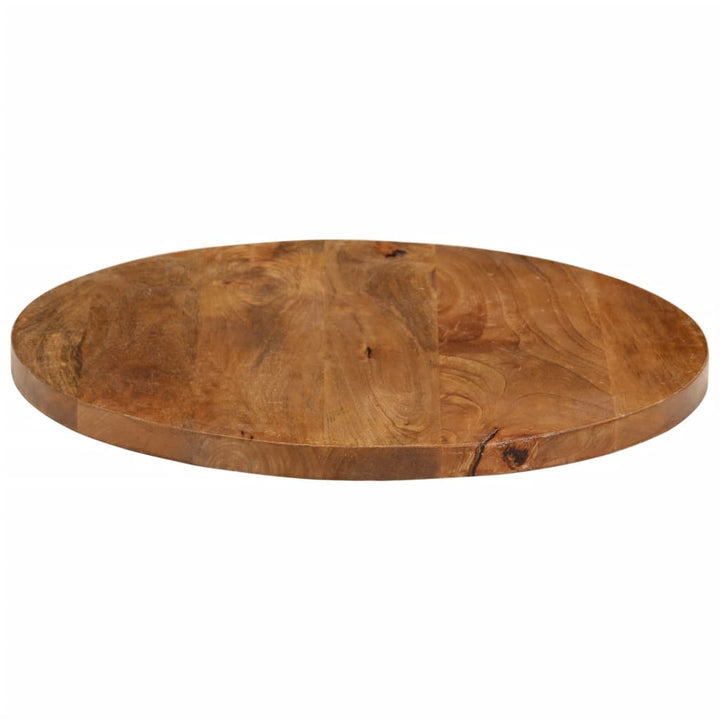 bordplade Ø60x2,5 cm rund massivt mangotræ