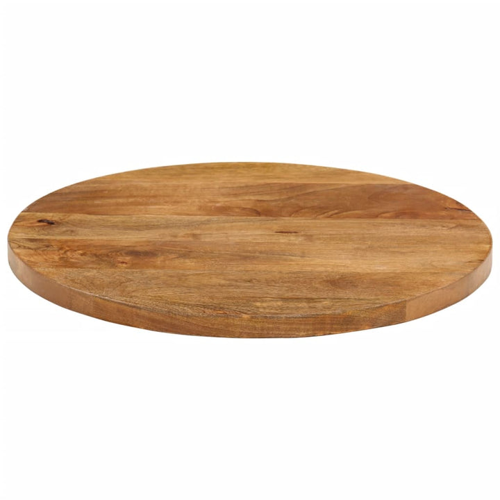 bordplade Ø60x3,8 cm rund massivt mangotræ