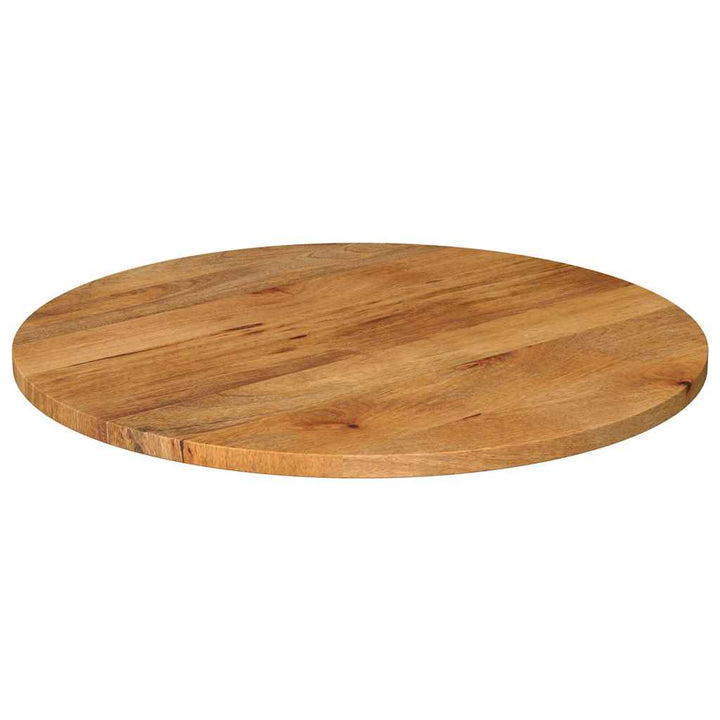 bordplade Ø70x2,5 cm rund massivt mangotræ