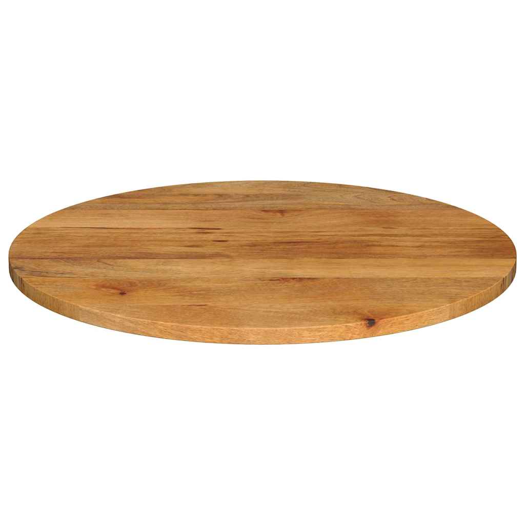 bordplade Ø70x2,5 cm rund massivt mangotræ