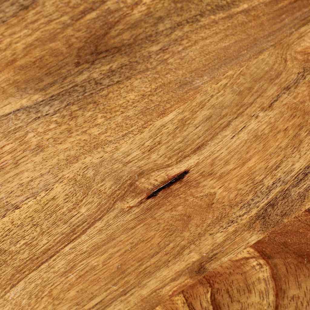 bordplade Ø70x2,5 cm rund massivt mangotræ