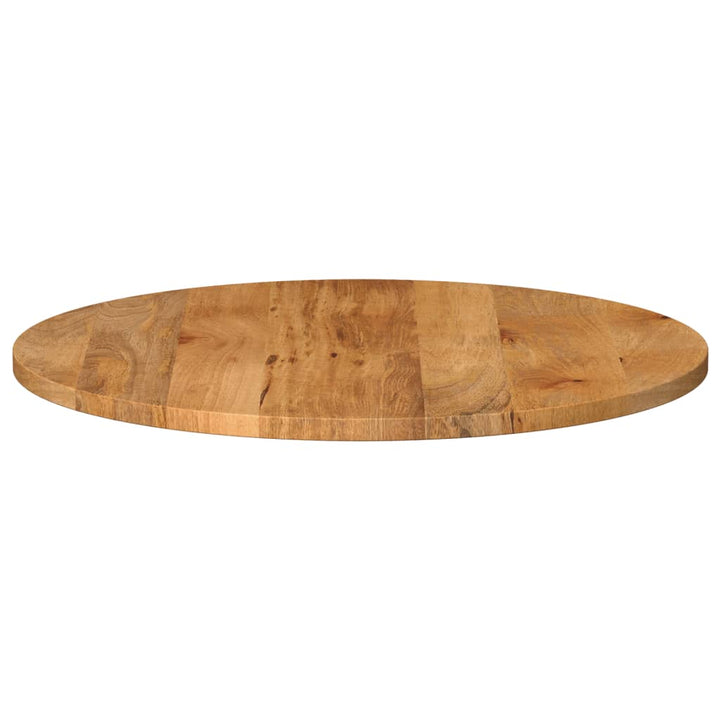 bordplade Ø80x2,5 cm rund massivt mangotræ