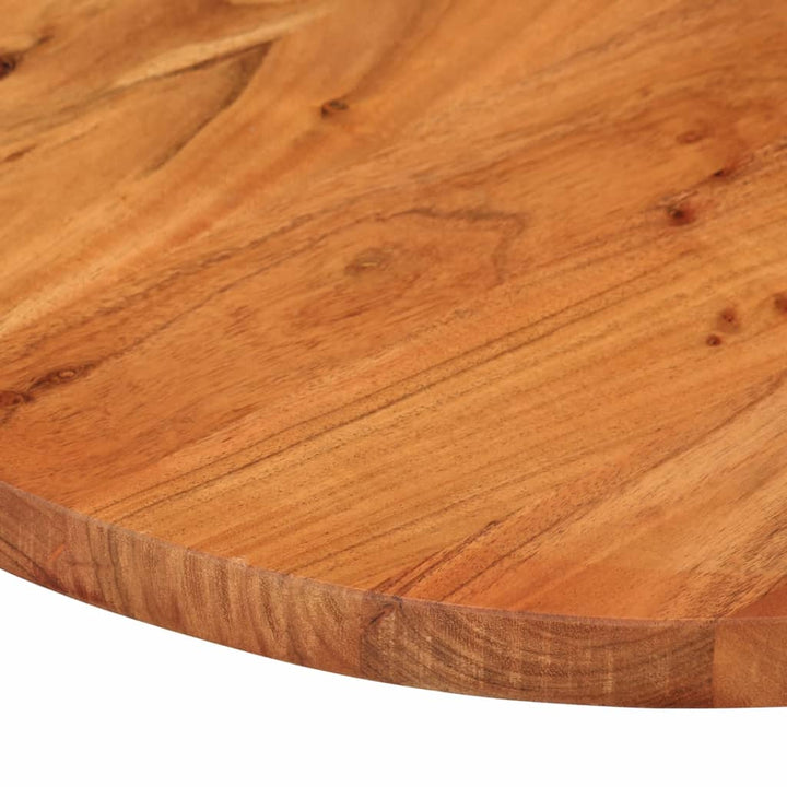 bordplade 110x40x3,8 cm oval massivt akacietræ