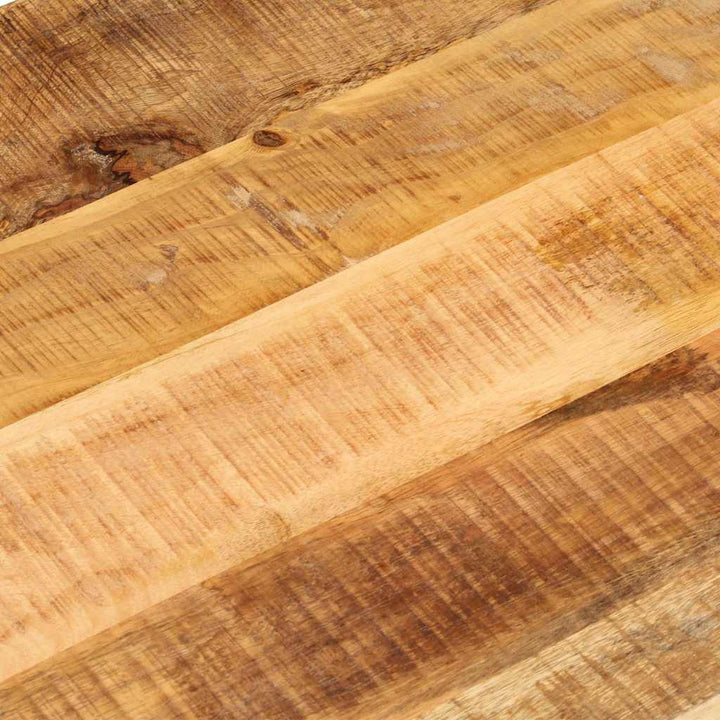 bordplade 80x40x2,5 cm oval massivt ru mangotræ